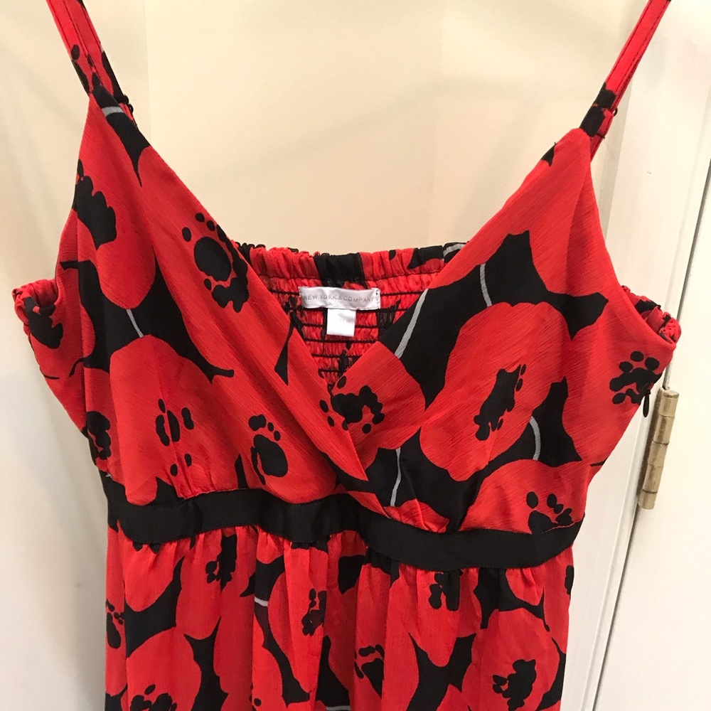 Red Poppy Maxi Dress